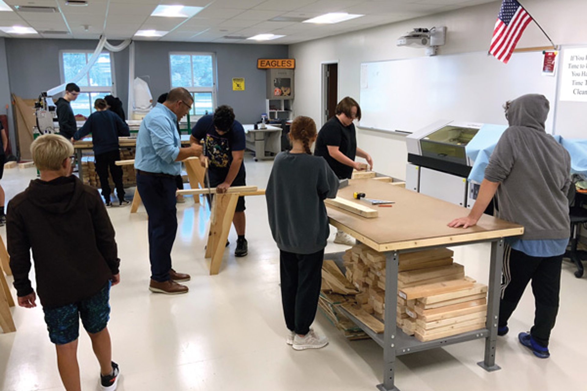 Unique Class Builds Confidence and Introduces Students to the Trades