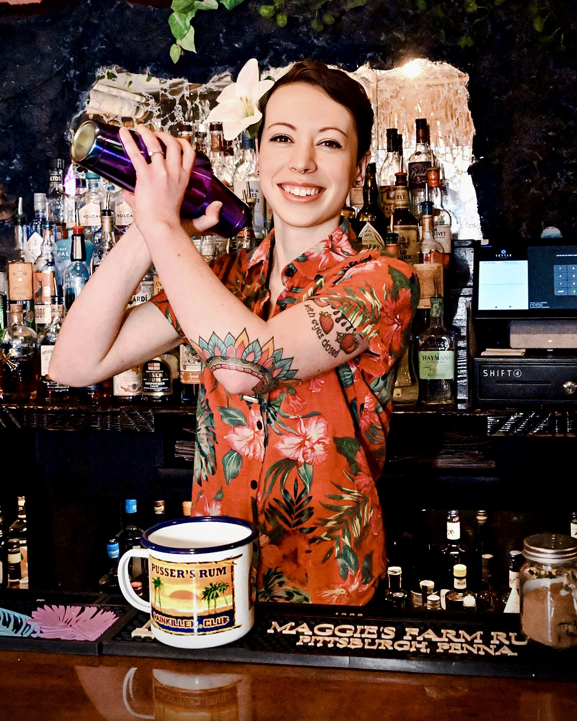 tiki underground christmas bar