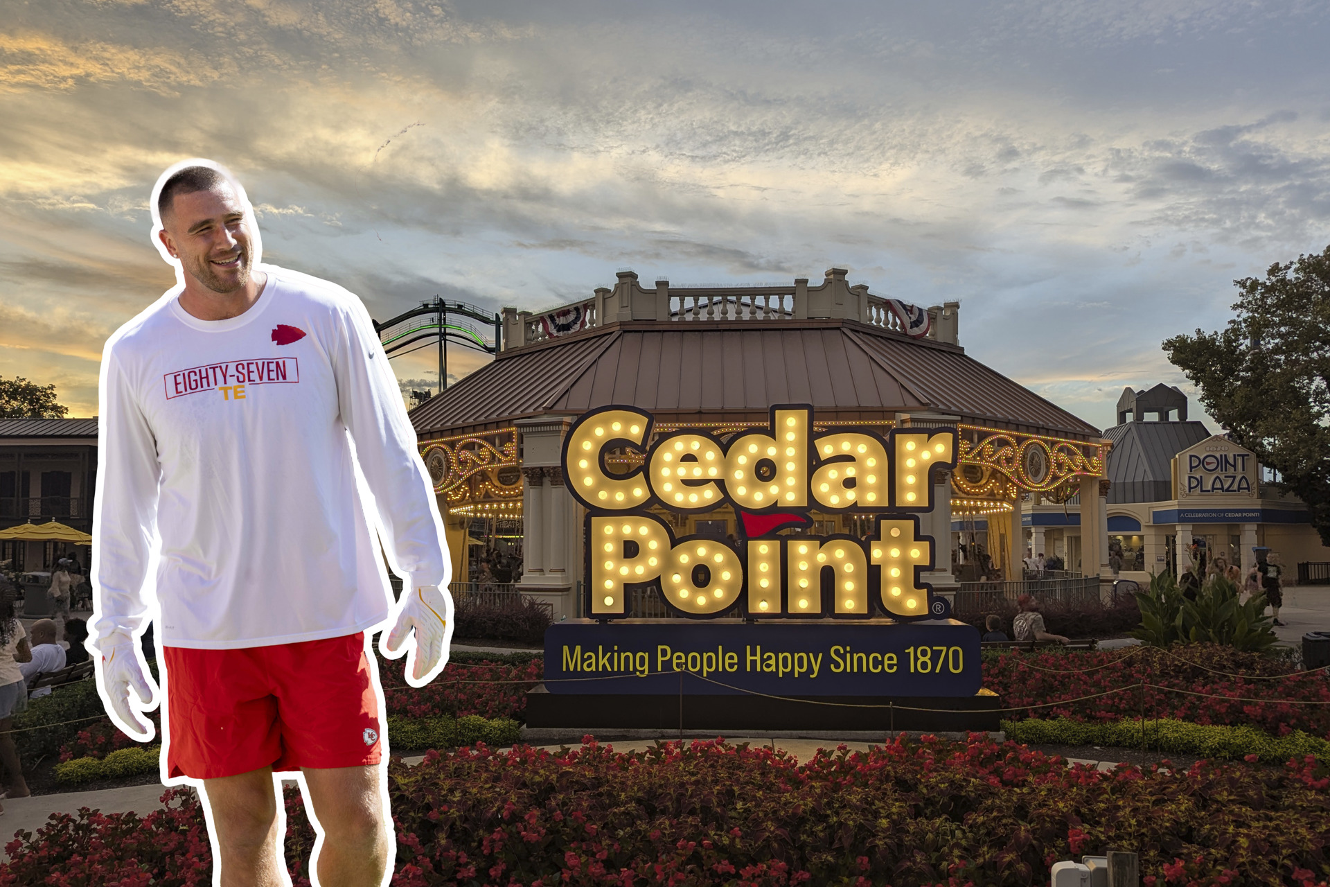 Travis Kelce is Cedar Point's Newest Investor